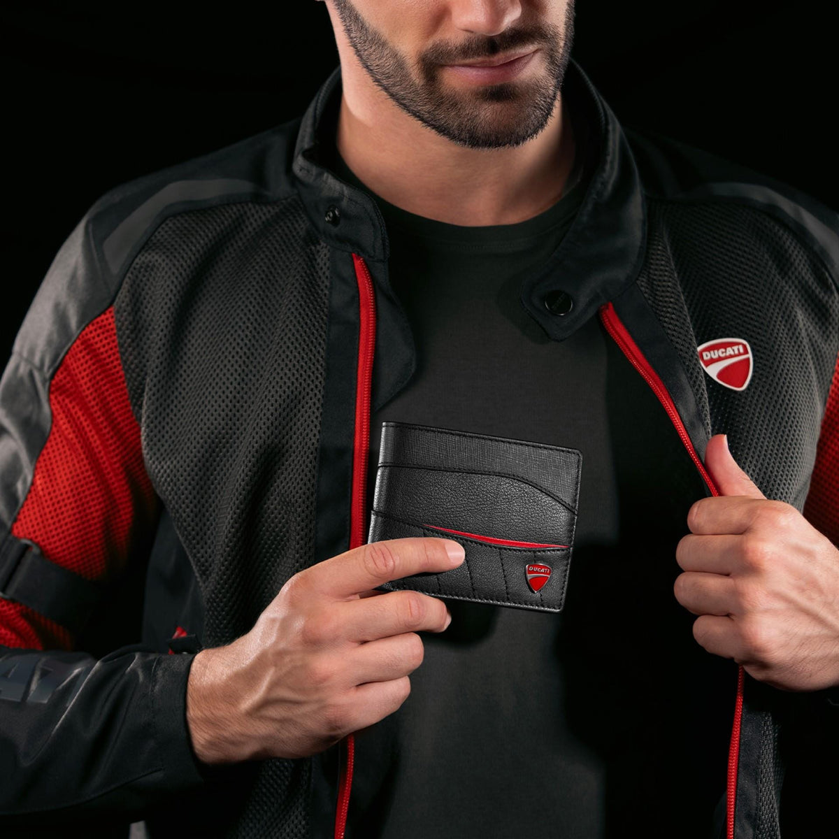 Ducati Carteira Enzo Preta Homem