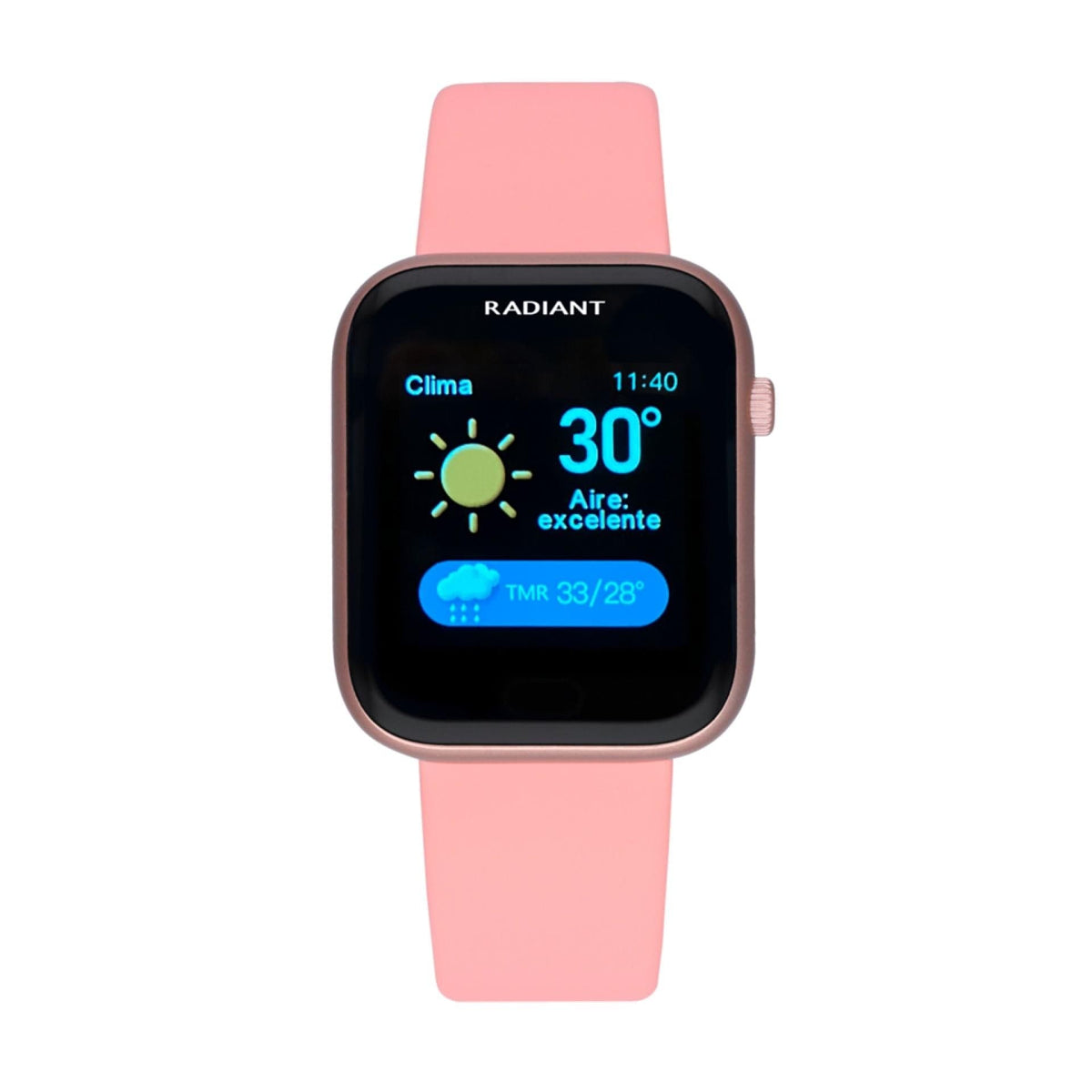 Radiant Set Relógio Smartwatch Manhattan Rosa
