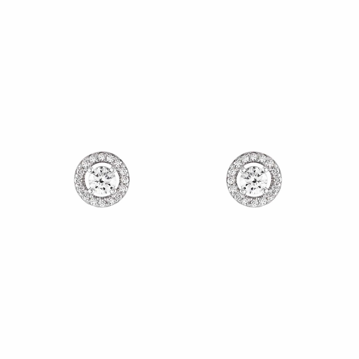 Unike Classy Solitaire Colar Brincos Set Mulher