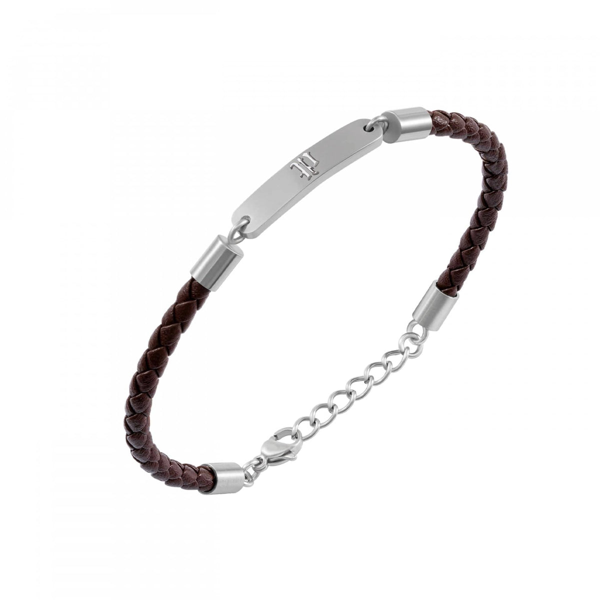 Police Pulseira Interwove Castanha Homem