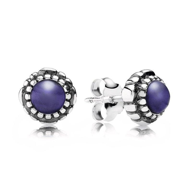 Pandora September Birthstone Brincos Mulher