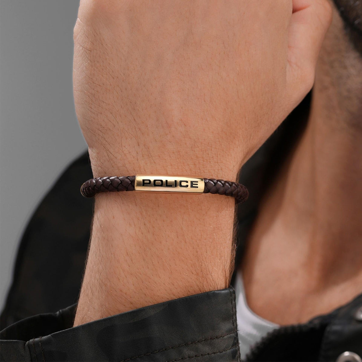 Police Skyfall Castanha Pulseira