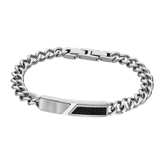 Lotus Style Man in Black Pulseira Homem