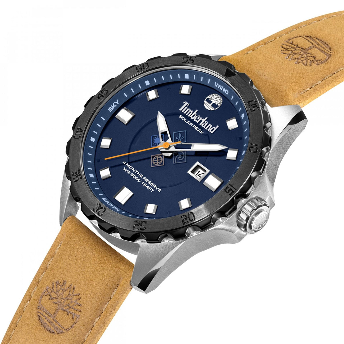 Timberland Relógio Solar Peak Azul Homem