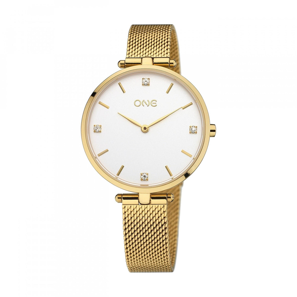 One Senhora Divine Gold Relógio