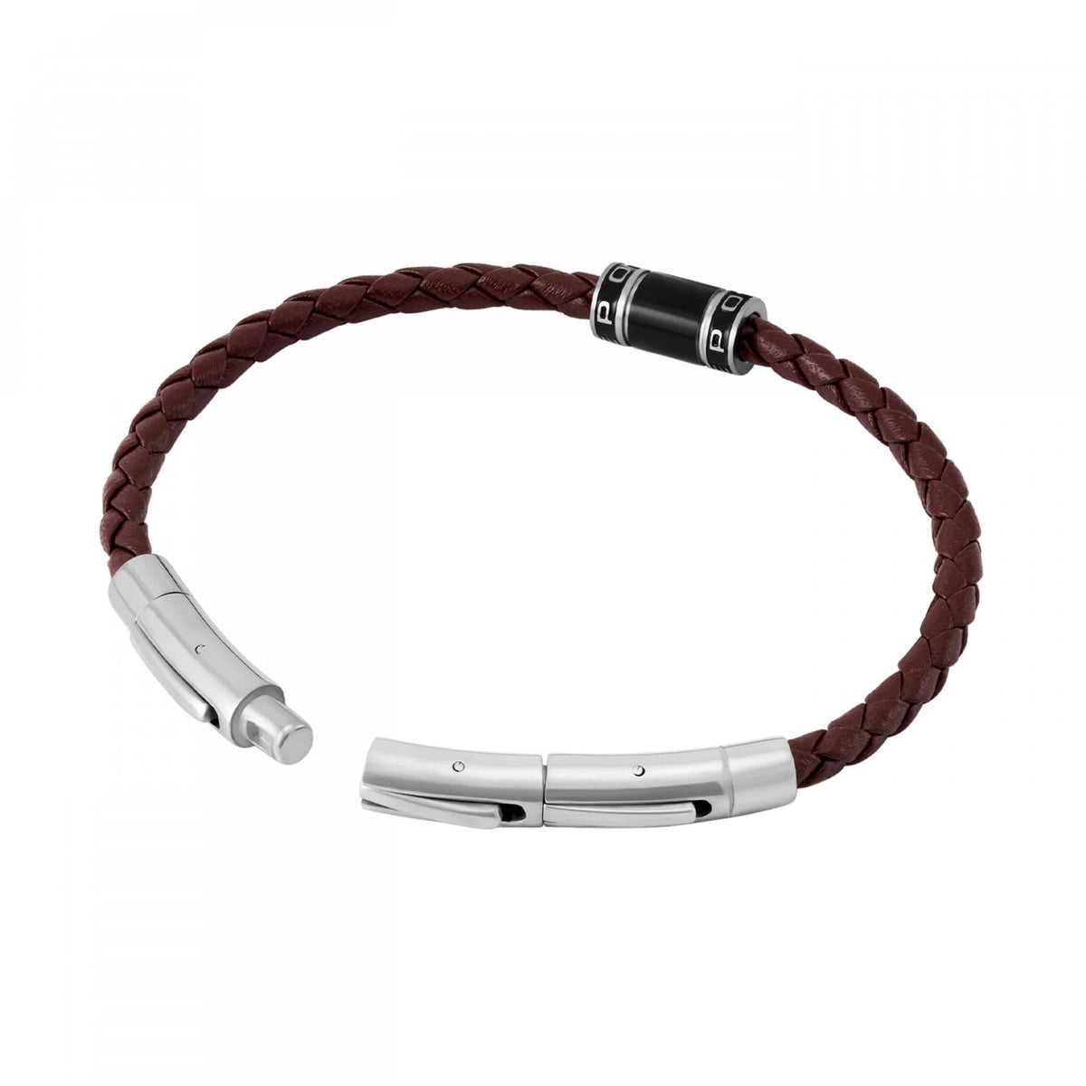 Police Pulseira Carbon Castanha Homem