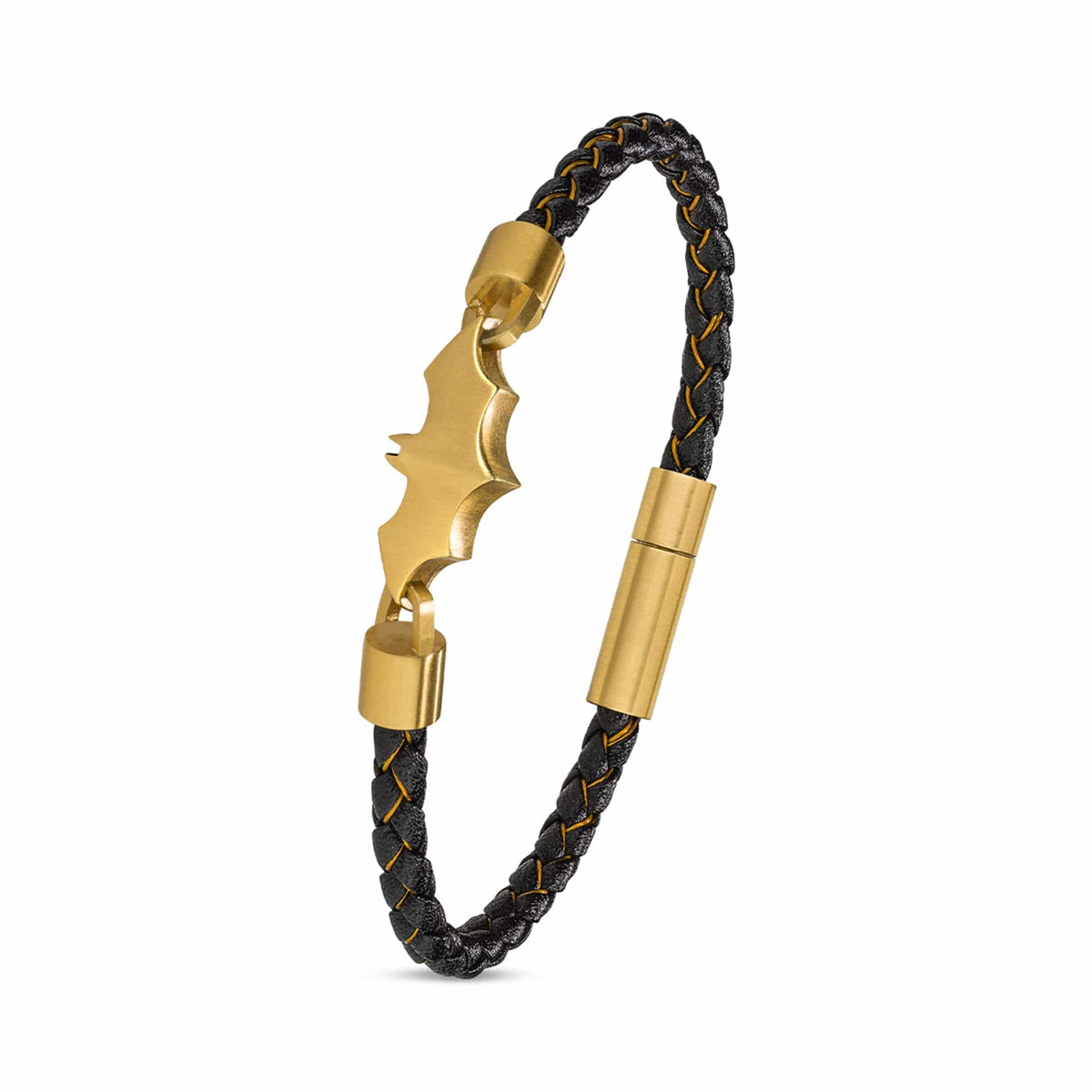 Police Batman Dourada Pulseira Homem