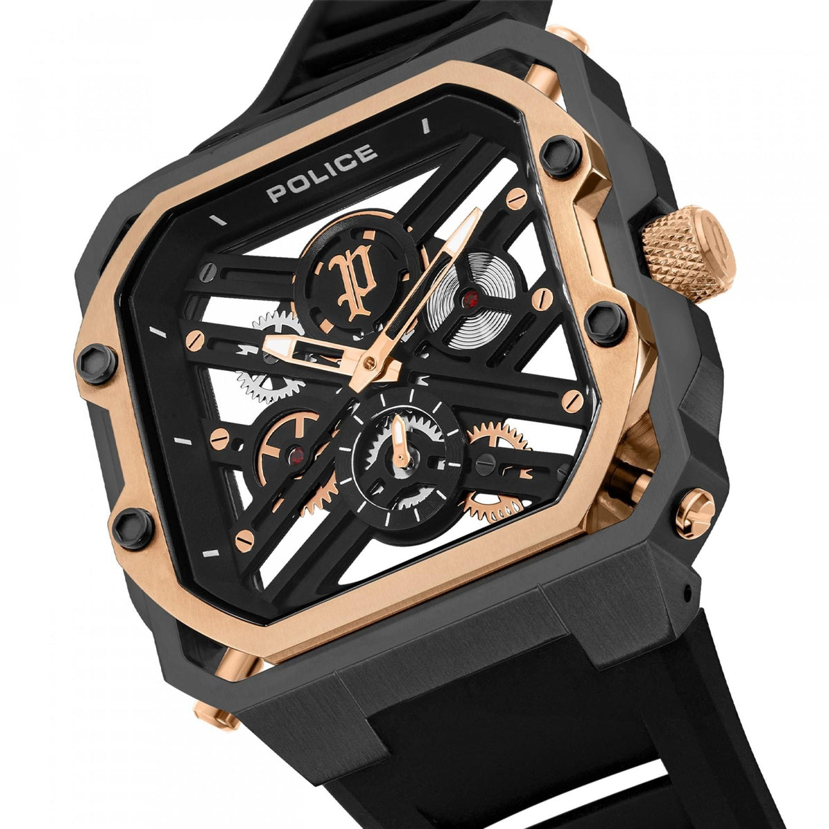 Police Relógio Disruptor I Rose Gold