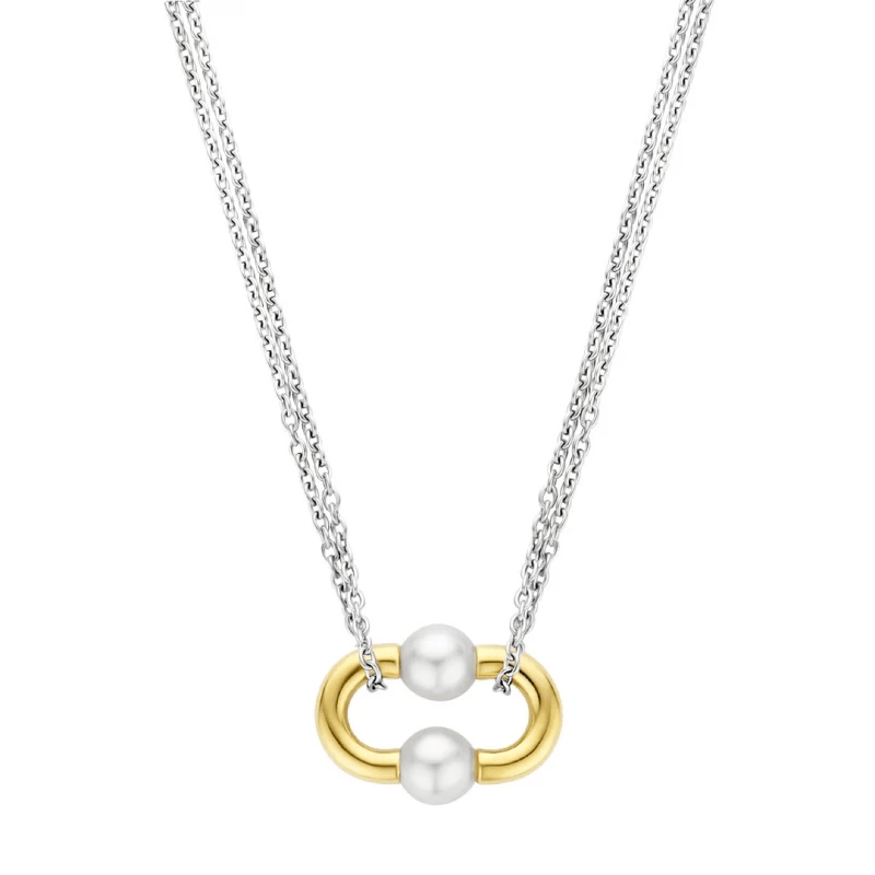 Ti Sento Colar Link Dourado Mulher