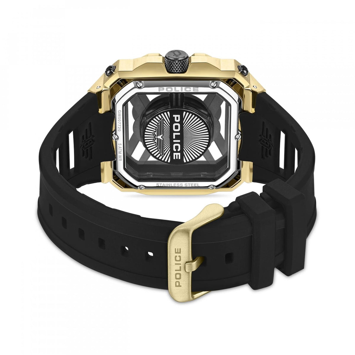 Police Relógio Disruptor I Dourado