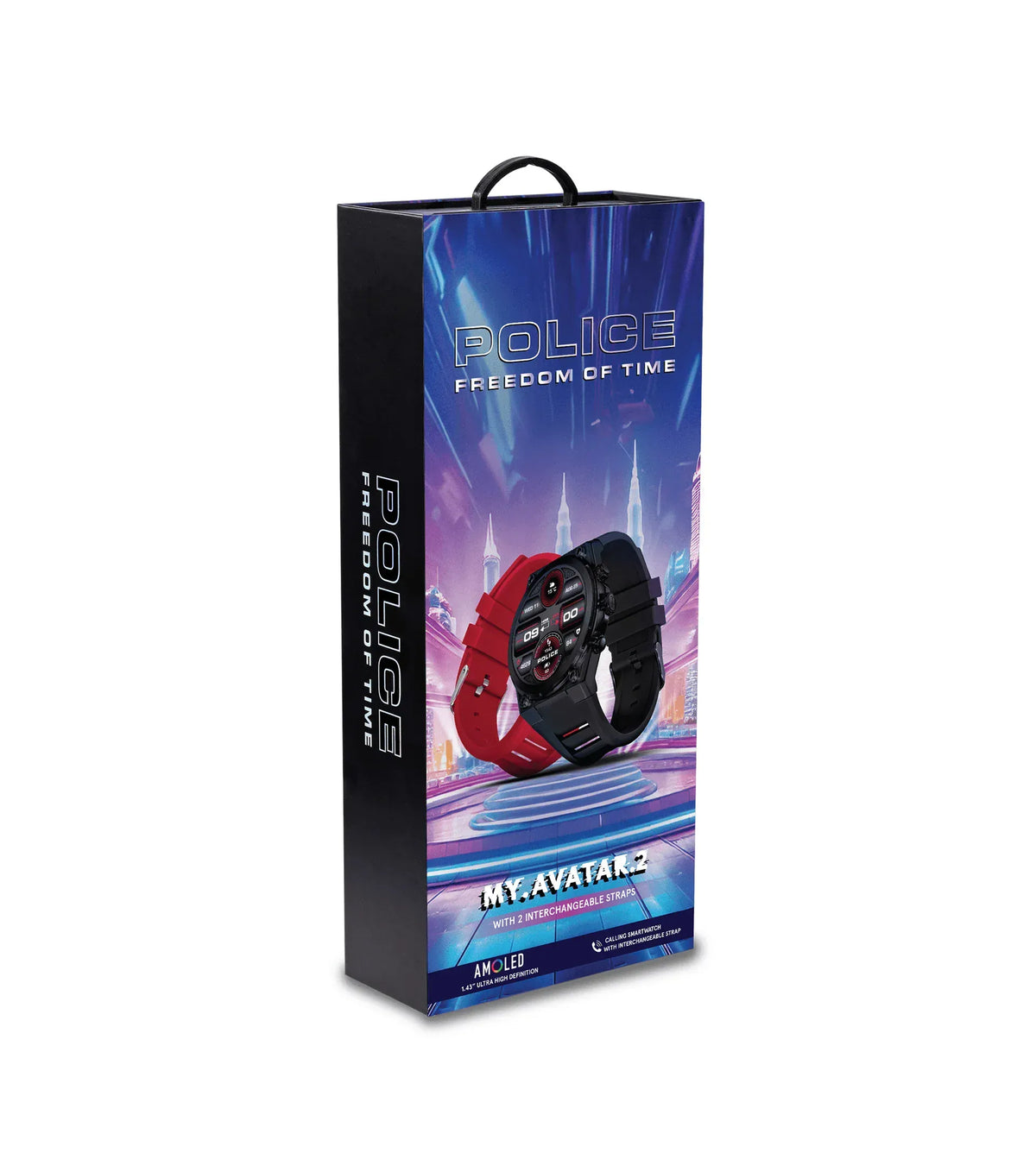 Police My Avatar2 Smartwatch Vermelho