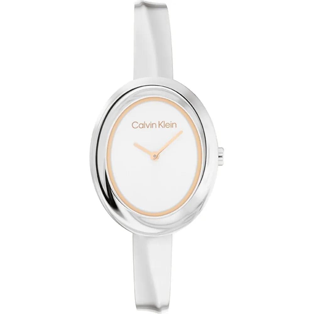 Calvin Klein Twisted Bezel Relógio Mulher