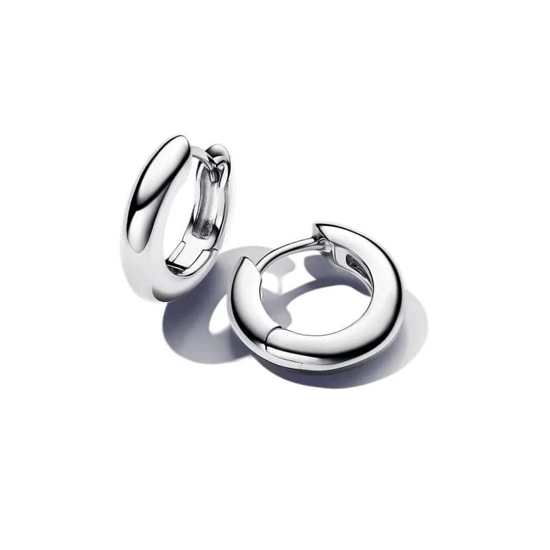 Pandora Essence Round Hoop Brincos Mulher