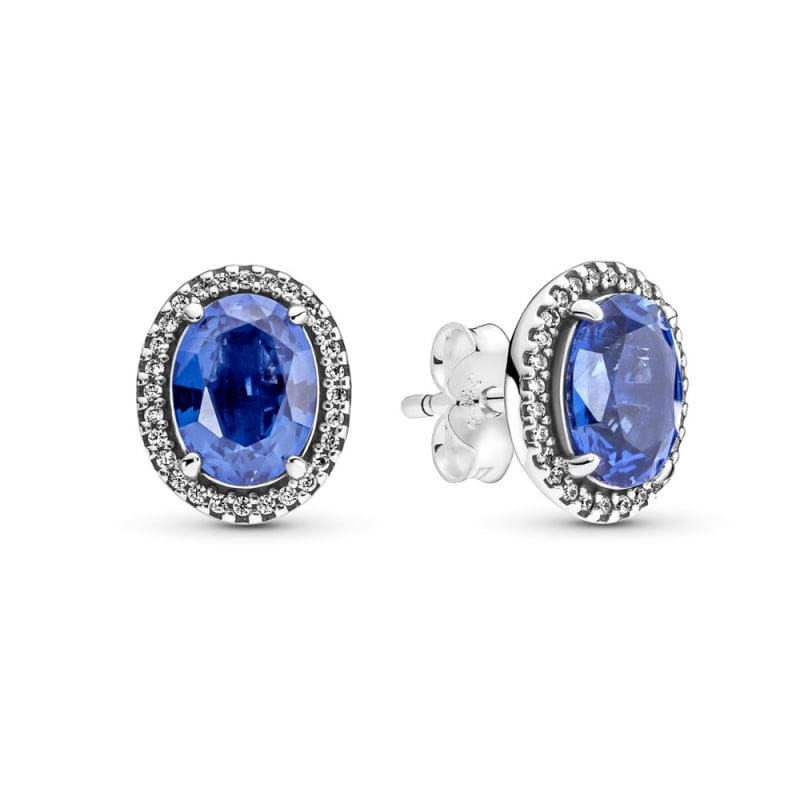 Pandora Sparkling Statement Halo Brincos Mulher