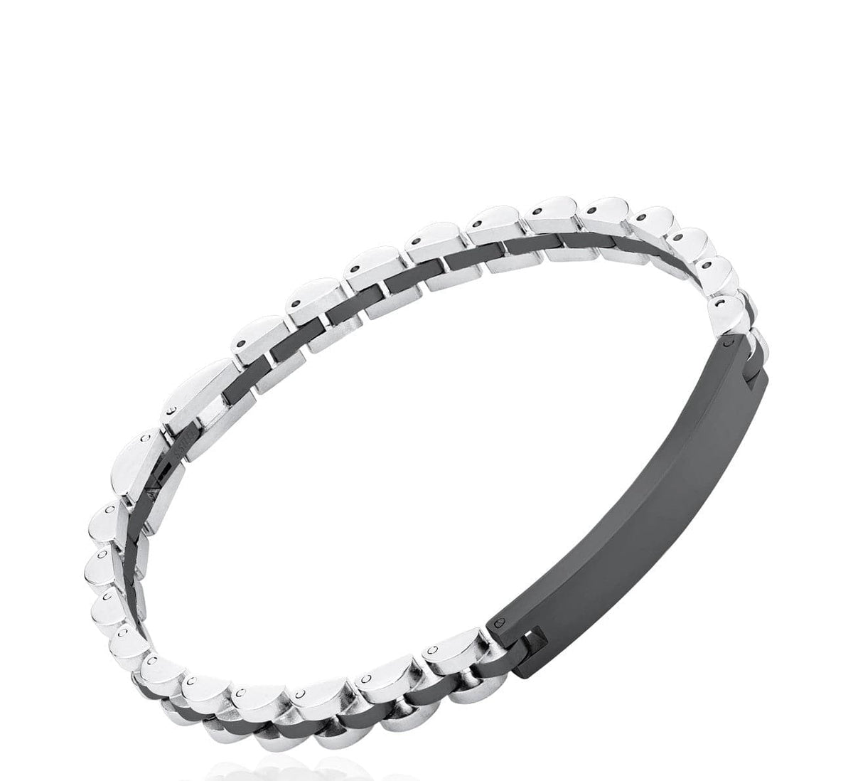 Hassu Pulseira Prateada Homem