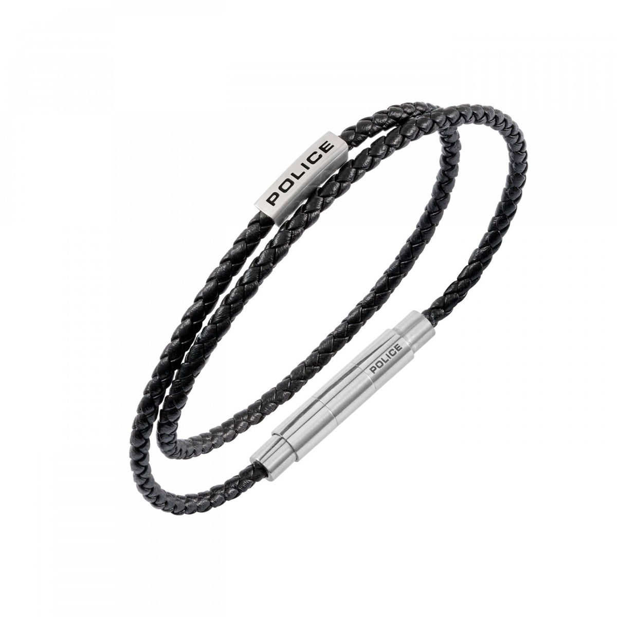 Police Pulseira Duplex Preta Homem