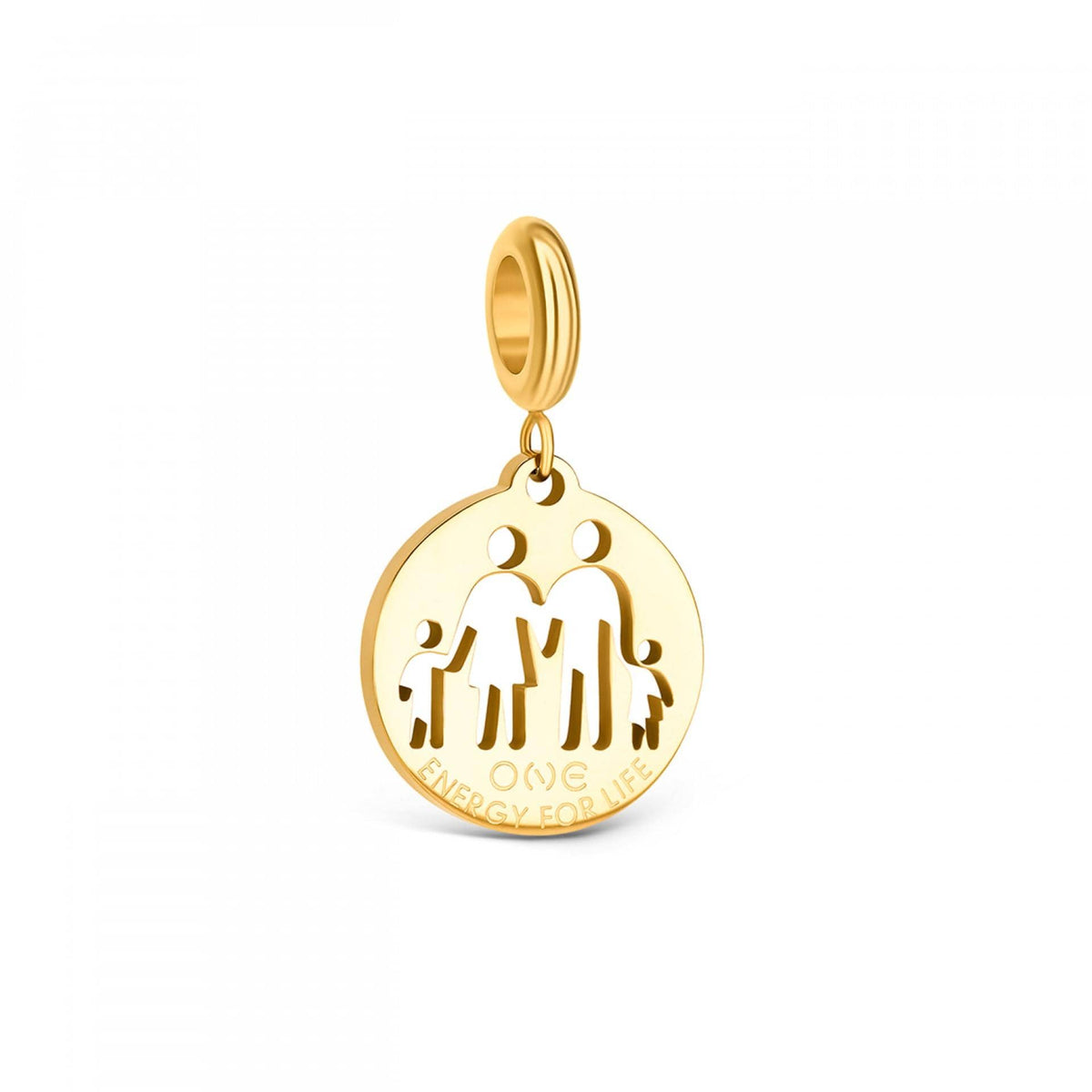 One Life My Family Gold Charme