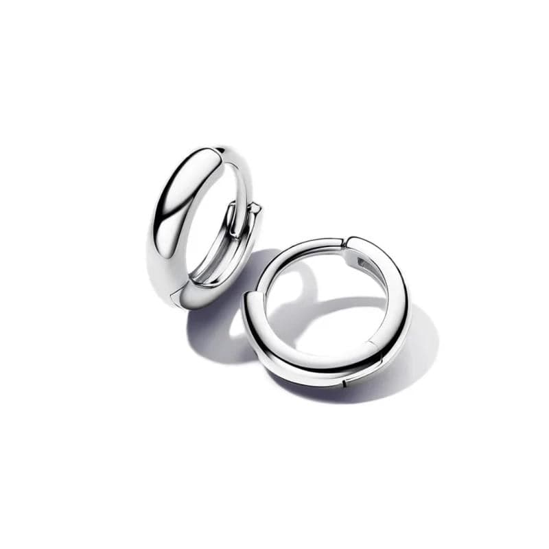 Pandora Essence Round Huggie Brincos Mulher