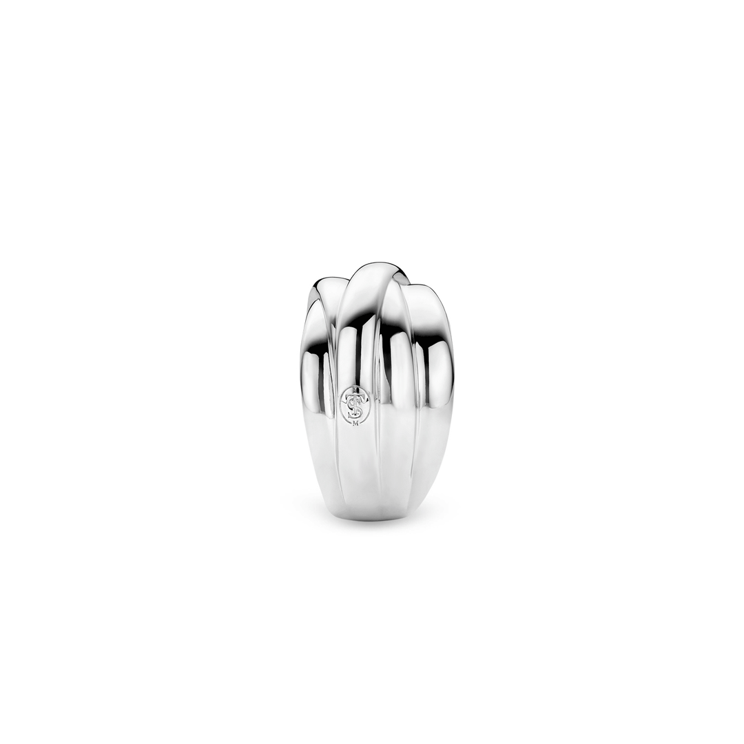 Ti Sento Anel Prateado Mulher