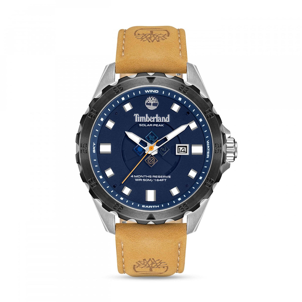Timberland Relógio Solar Peak Azul Homem