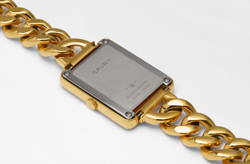 Cauny Facett Diamond Gold Relógio Mulher