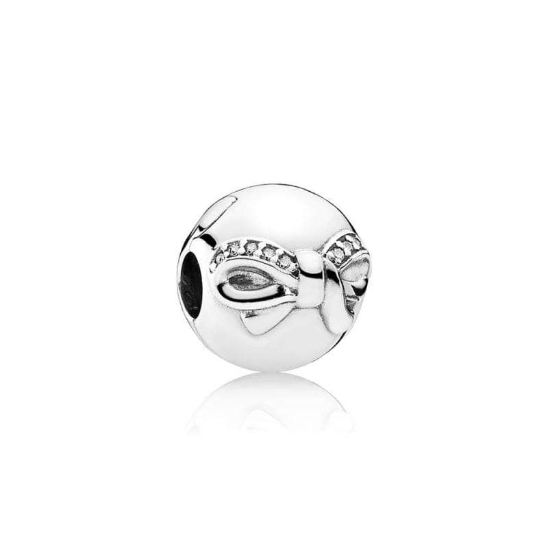 Pandora Dainty Bow Conta Clip Mulher