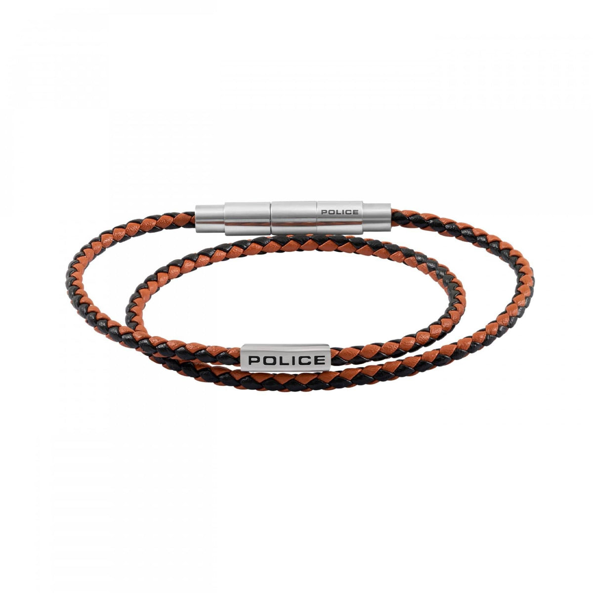 Police Pulseira Duplex Castanha Homem
