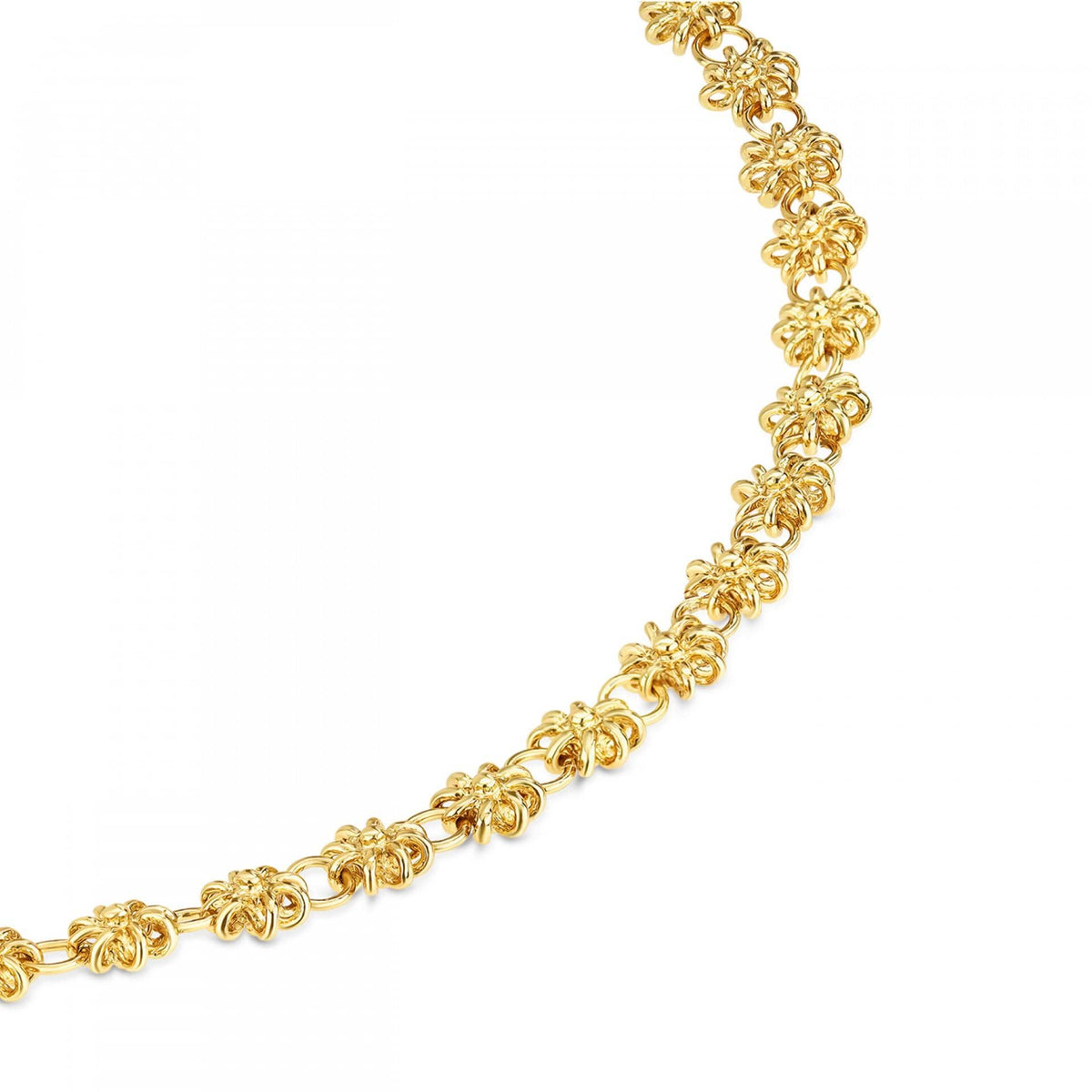 One Senhora Neckmess Daisy Gold Colar