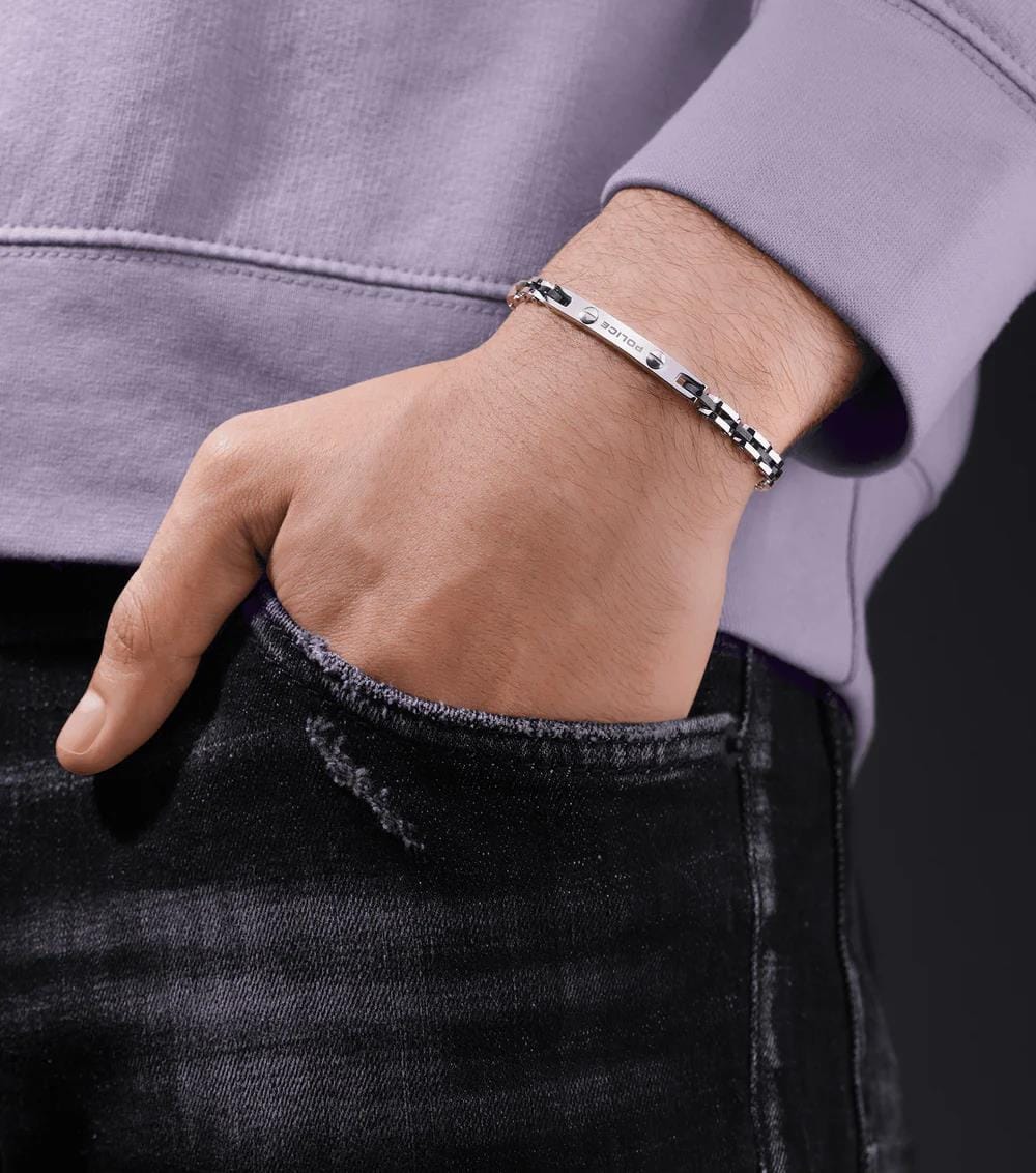 Police Plait Pulseira Homem
