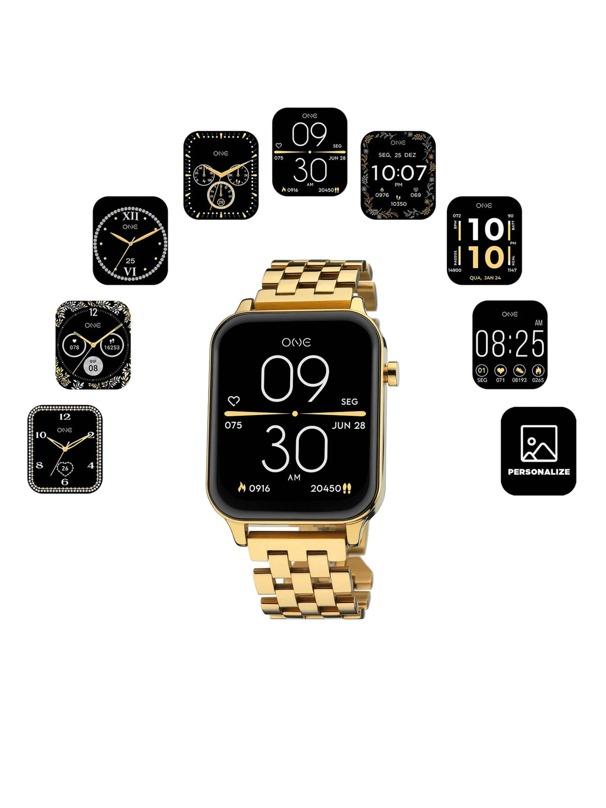 One MagicCall Gold Links Smartwatch