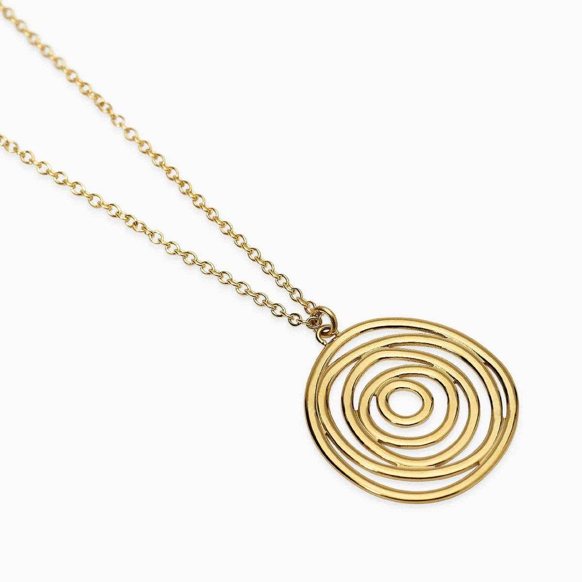Kidult Colar Dourado em Aço