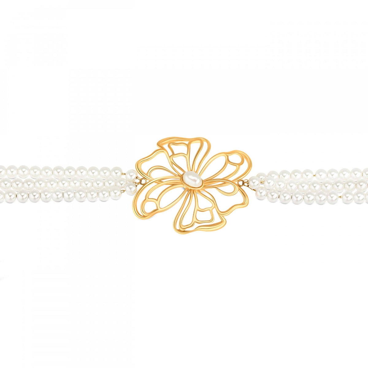One Senhora Margot Petal Gold Colar