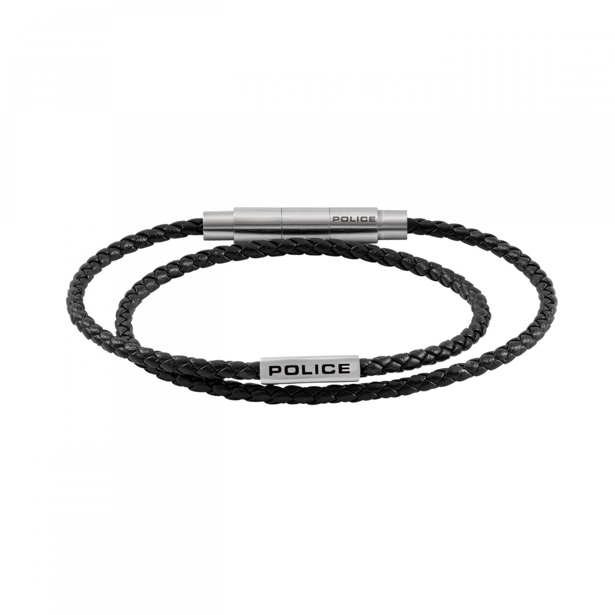 Police Pulseira Duplex Preta Homem