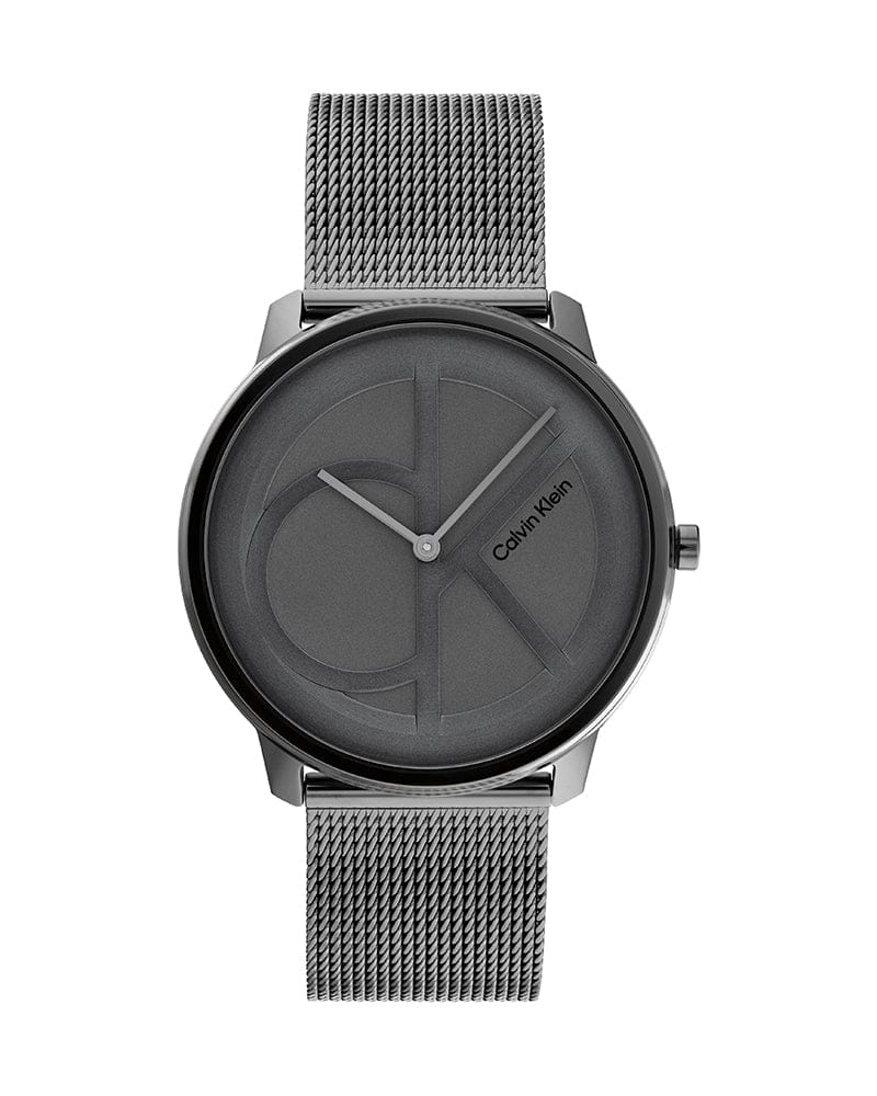 Calvin Klein Iconic Cinza Escuro Relógio