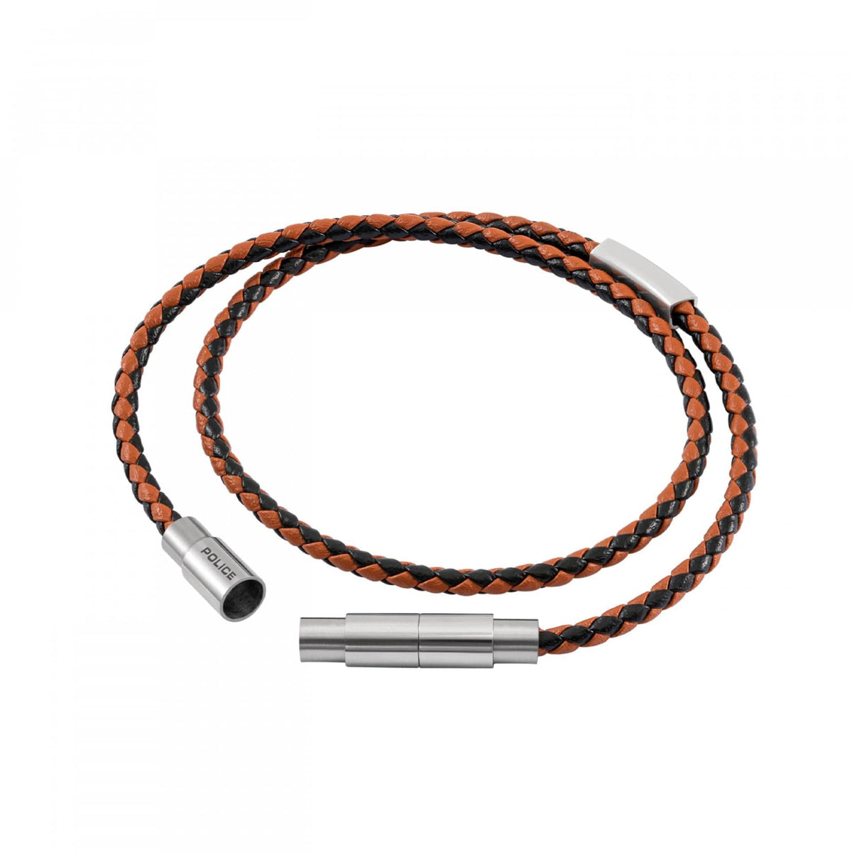 Police Pulseira Duplex Castanha Homem