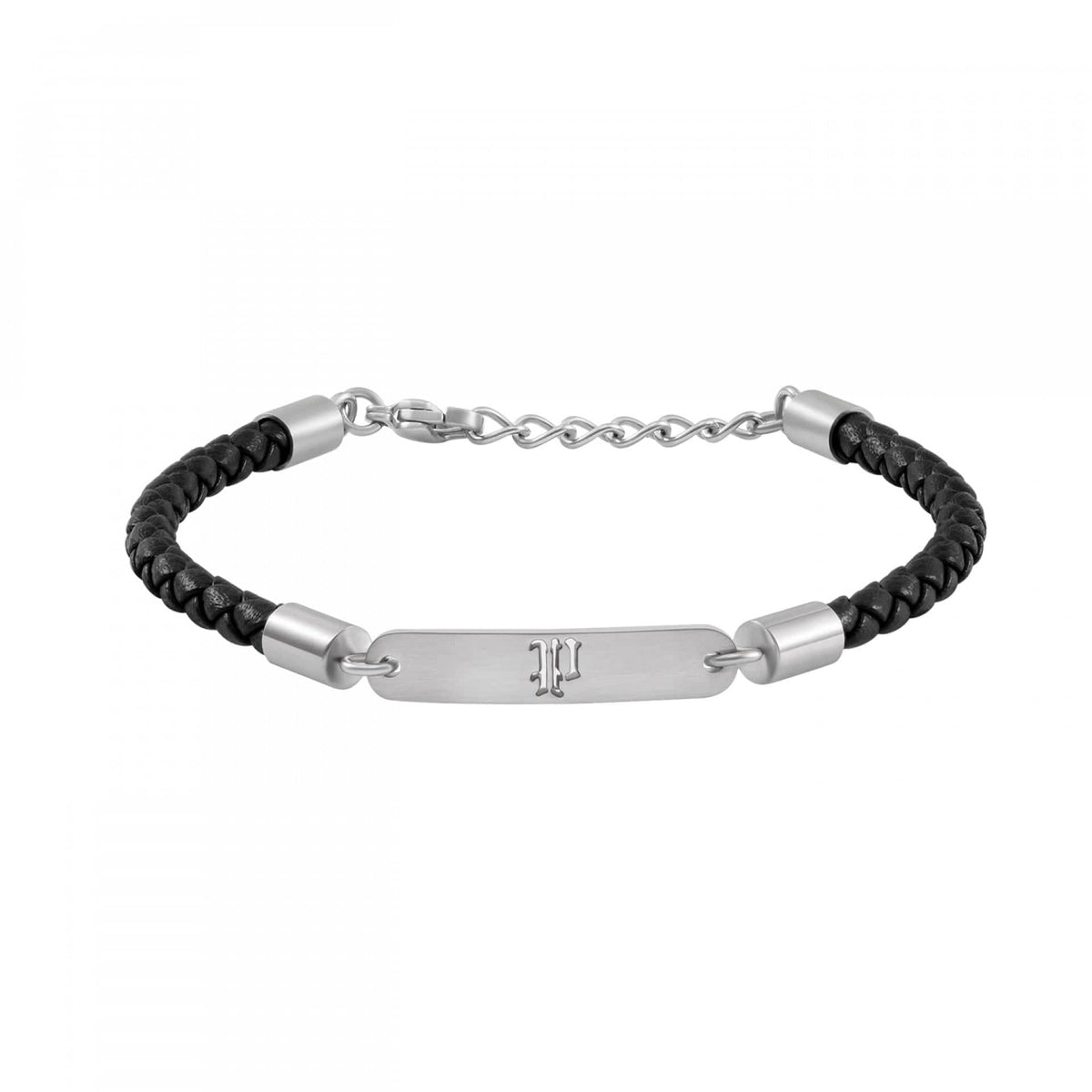 Police Pulseira Interwove Preta Homem