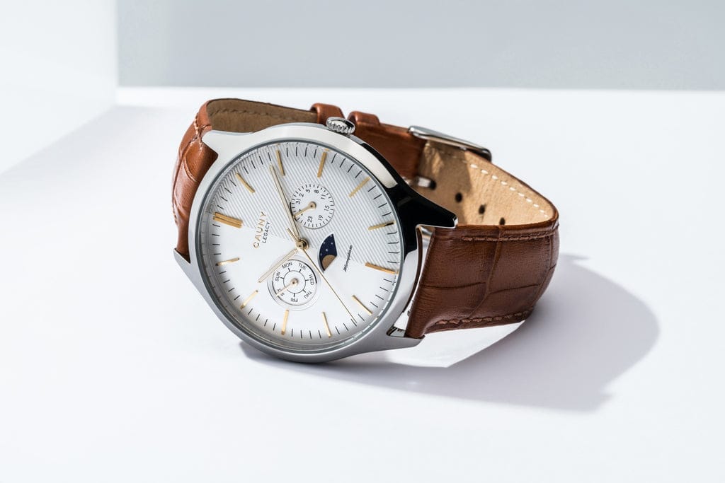 Cauny Legacy Moonphase Relógio Homem
