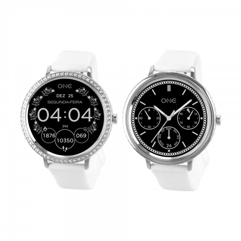 One Super Smart Silver Set Relógio