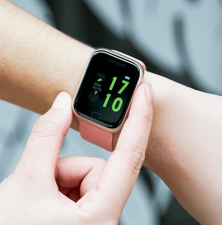 Radiant Set Relógio Smartwatch Manhattan Rosa