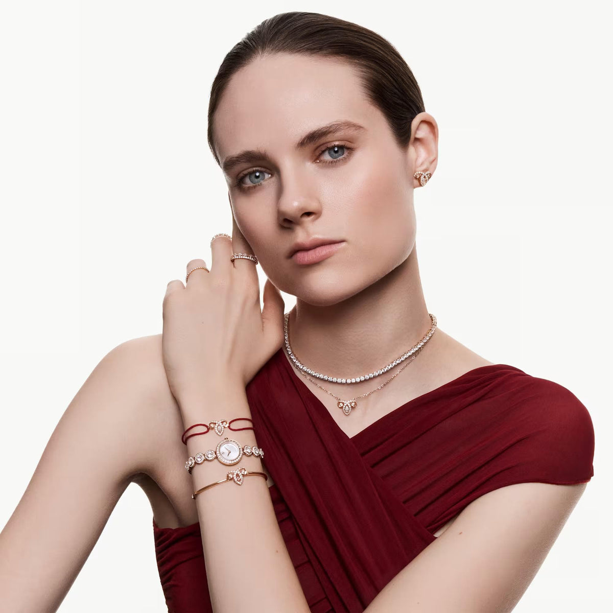 Swarovski Una Angelic Relógio Mulher