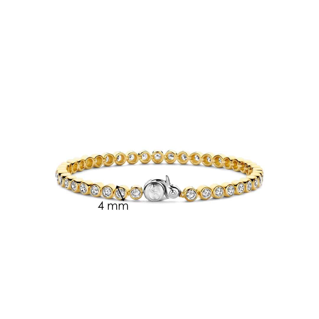 Ti Sento Pulseira Prata Dourada