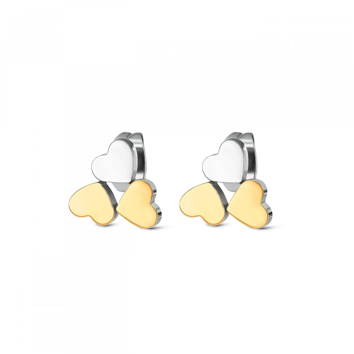 One Senhora Crazy Heart Bicolor Brincos