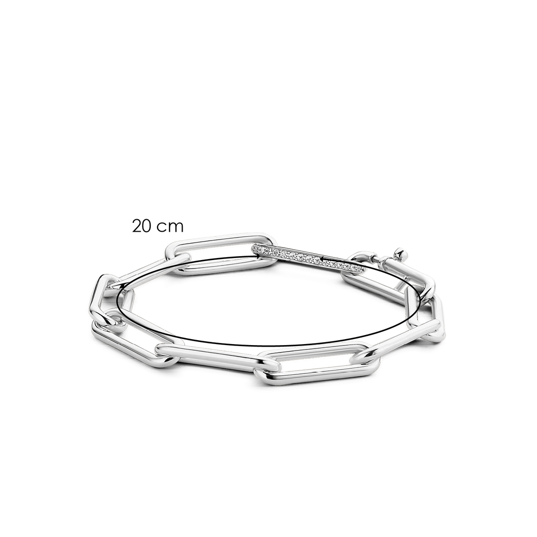 Ti Sento Pulseira Prateada Mulher