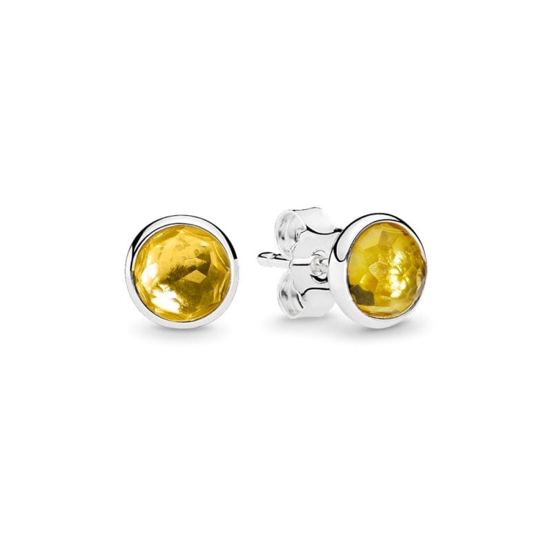 Pandora November Droplets Brincos Mulher