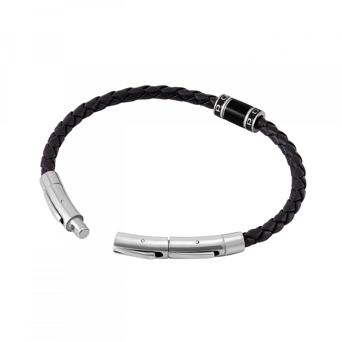 Police Pulseira Carbon Preta Homem