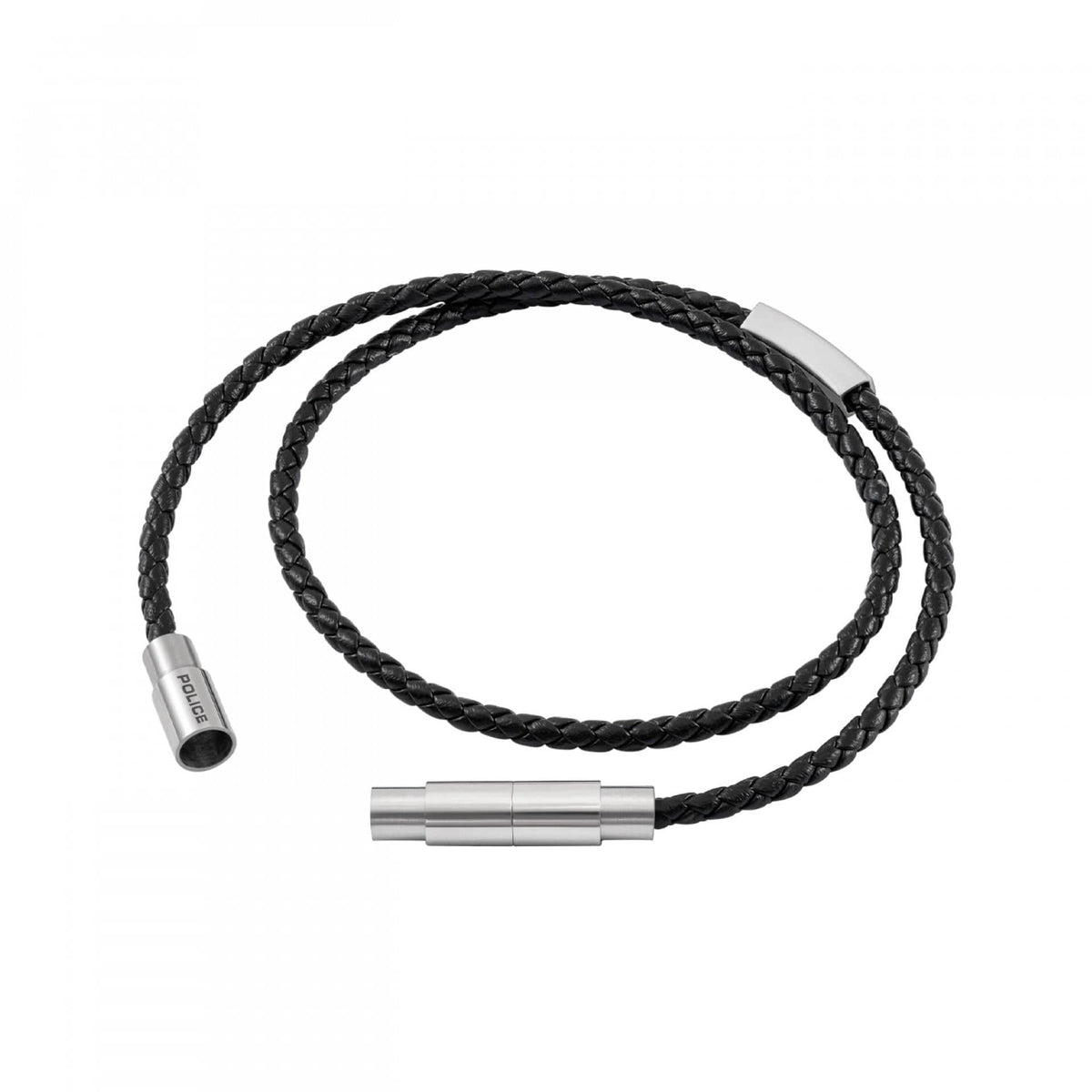 Police Pulseira Duplex Preta Homem