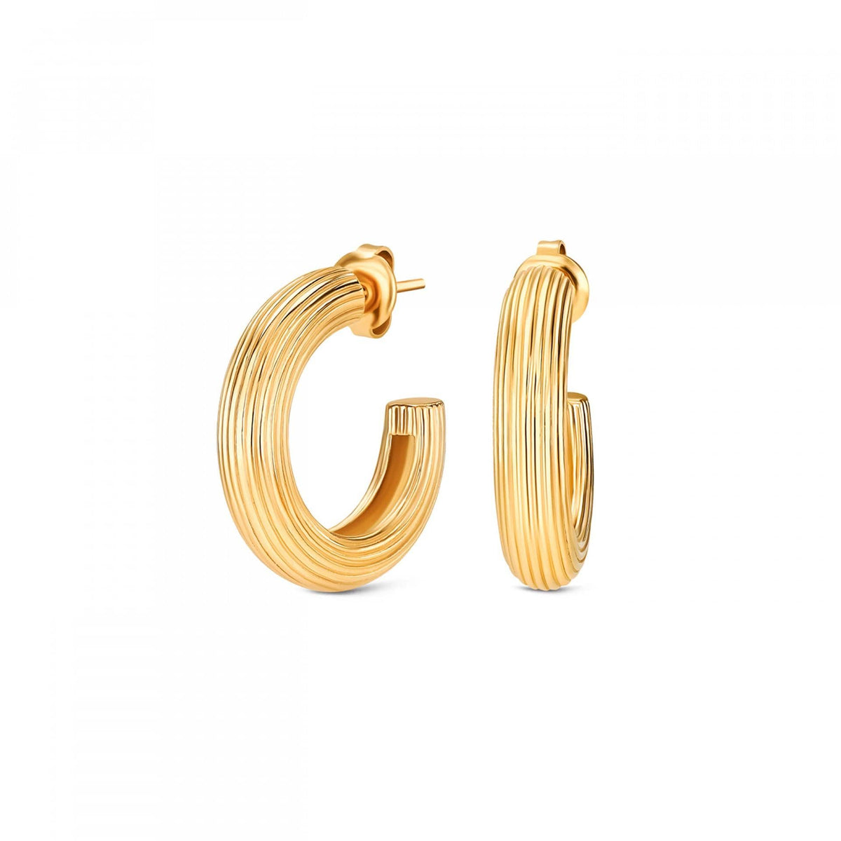 One Senhora Texture Gold Brincos