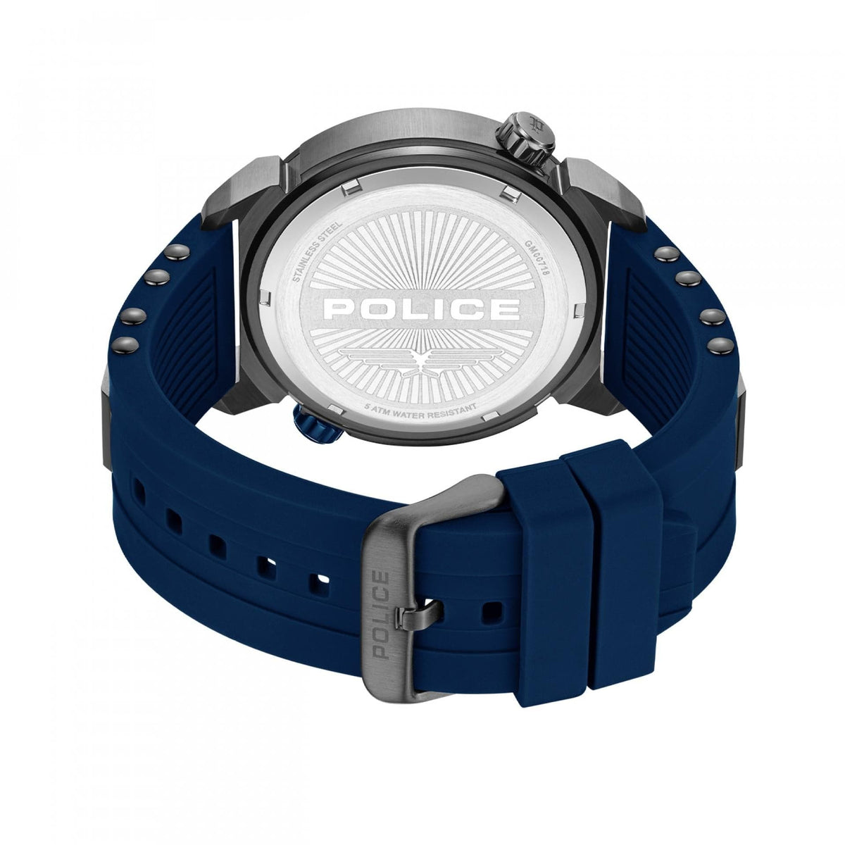 Police Boa Azul Relógio Homem