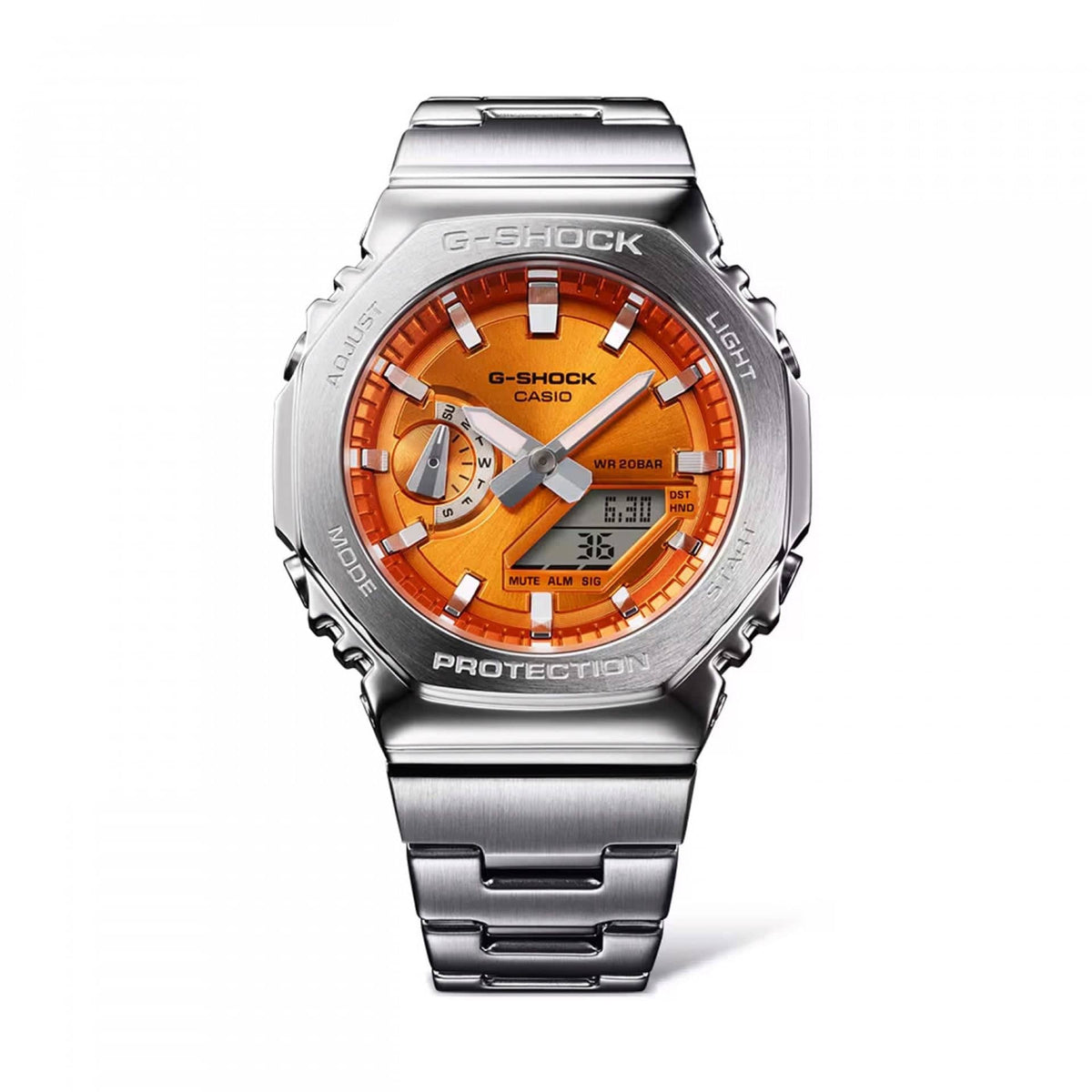 G-Shock Relógio G-Steel Laranja