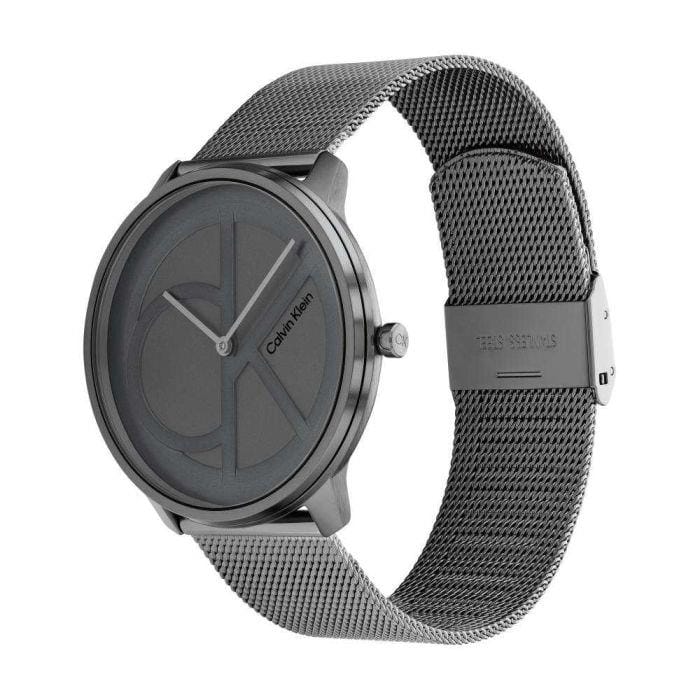 Calvin Klein Iconic Cinza Escuro Relógio